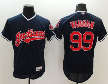Ricky Vaughn Cleveland Guardians navy Authentic jersey