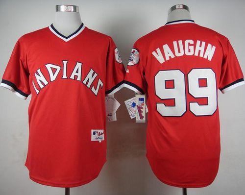 Ricky Vaughn Cleveland Guardians red jersey