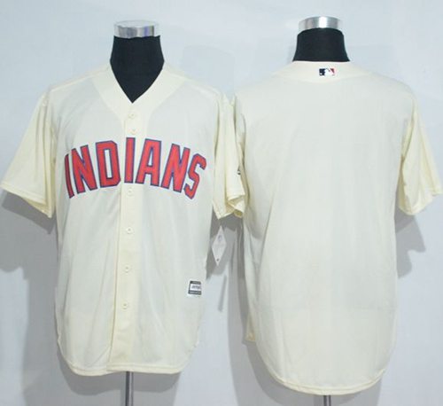 Custom Cleveland Guardians cream jersey