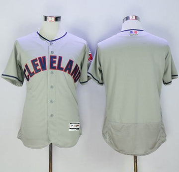 Custom Cleveland Guardians grey Authentic jersey