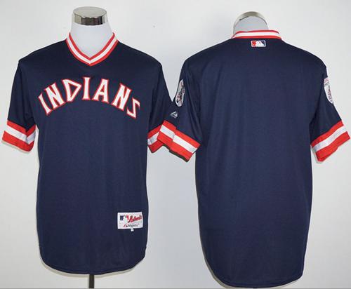 Custom Cleveland Guardians navy jersey