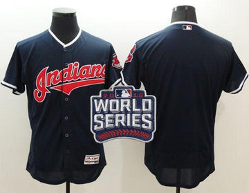 Custom Cleveland Guardians navy Authentic jersey