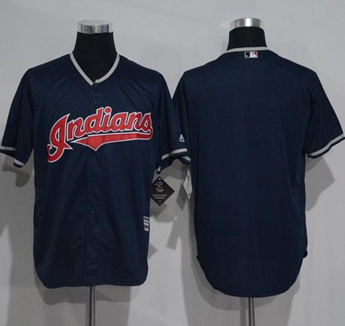 Custom Cleveland Guardians navy jersey
