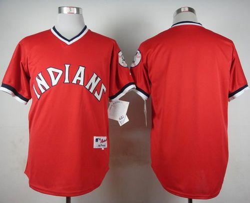 Custom Cleveland Guardians red jersey