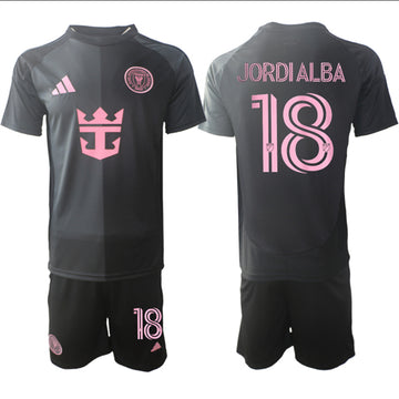 Jordi Alba Inter Miami CF black Away jersey