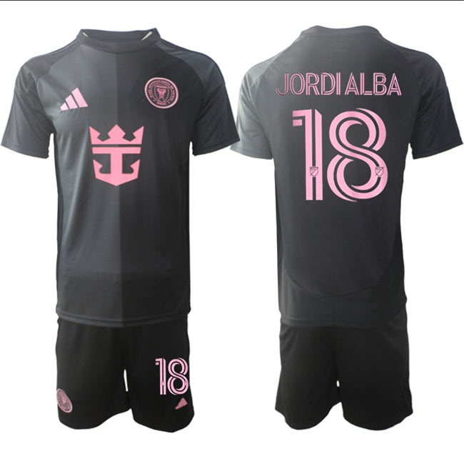 Jordi Alba Inter Miami CF black Away jersey