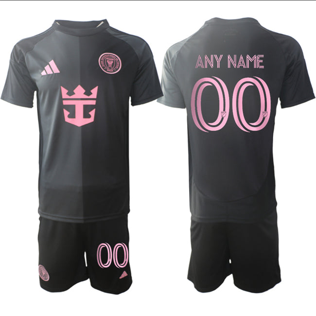 Custom Inter Miami CF black Away jersey