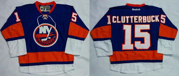 Cal Clutterbuck Baby New York Islanders blue Home jersey
