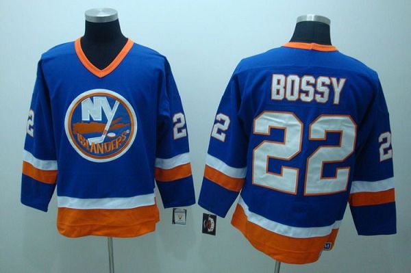 Mike Bossy Third New York Islanders blue jersey
