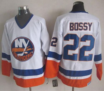 Mike Bossy New York Islanders white Throwback jersey