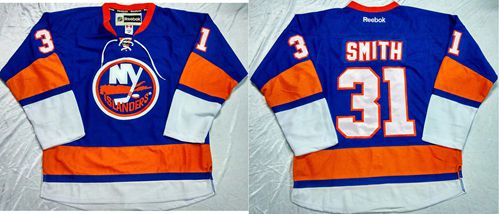 Billy Smith Baby New York Islanders blue Home jersey