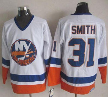 Billy Smith New York Islanders white Throwback jersey