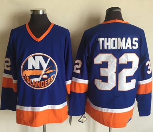 Thomas Baby New York Islanders blue Throwback jersey