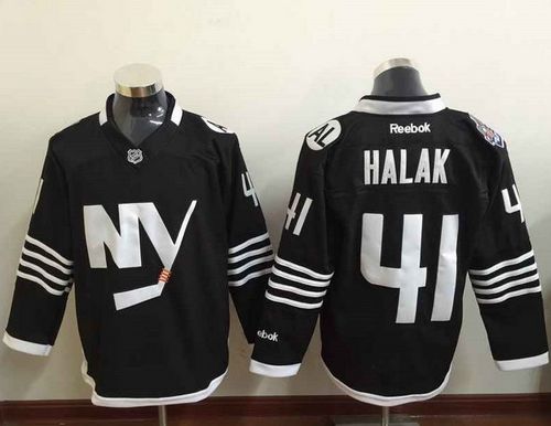Jaroslav Halak New York Islanders black Alternate jersey