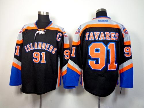 John Tavares New York Islanders black jersey