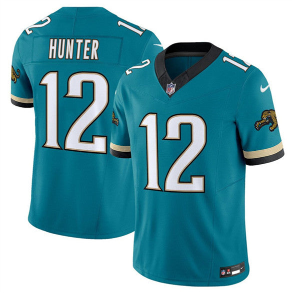 Travis Hunter Jacksonville Jaguars teal FUSE jersey