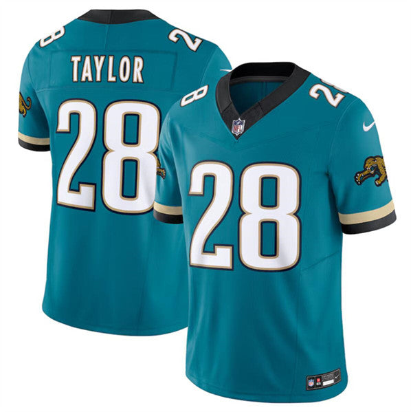 Fred Taylor Jacksonville Jaguars teal Throwback jersey