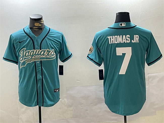 Brian Thomas Jr Jacksonville Jaguars teal jersey
