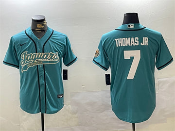 Brian Thomas Jr Jacksonville Jaguars teal jersey
