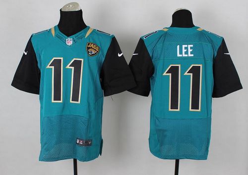 Jaguars #11 Marqise Lee Teal Green Team Color Elite Jersey