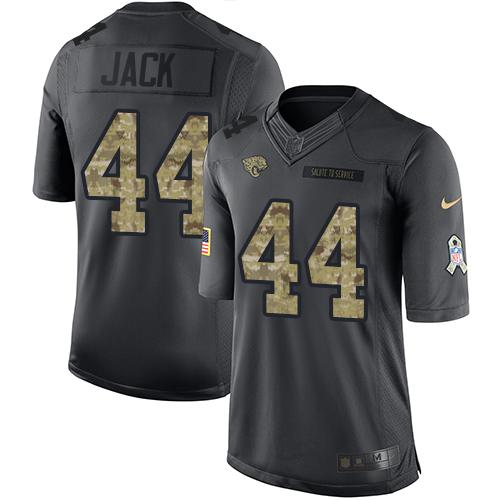 Jaguars #44 Myles Jack Black 2016 Salute To Service Jersey
