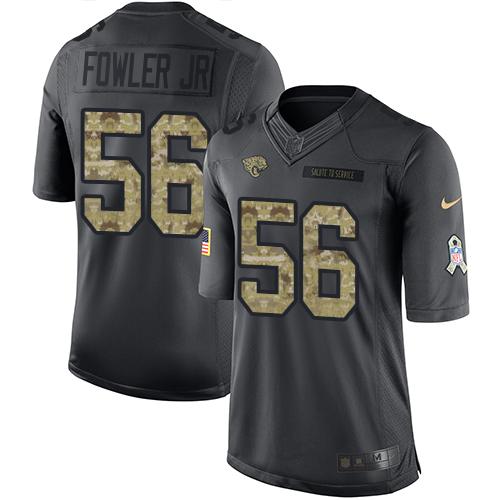 Jaguars #56 Dante Fowler Jr Black 2016 Salute To Service Jersey
