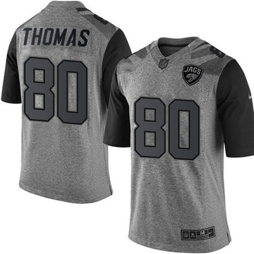Jaguars #80 Julius Thomas Gray Gridiron Gray Jersey