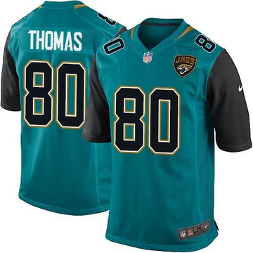 Jaguars #80 Julius Thomas Teal Green Team Color Elite Jersey