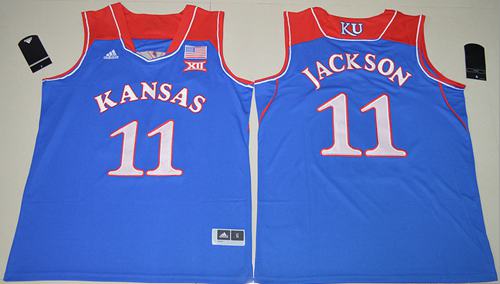 Josh Jackson Kansas Jayhawks royal Authentic jersey