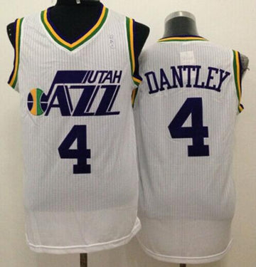 Adrian Dantley Utah Jazz white Throwback jersey