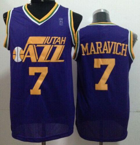 Pete Maravich Utah Jazz purple Throwback jersey