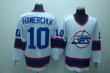 Dale Hawerchuk Winnipeg Jets white Throwback jersey