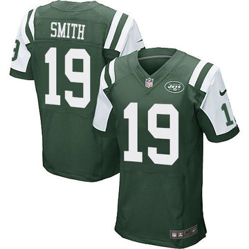 Jets #19 Devin Smith Green Team Color Elite Jersey
