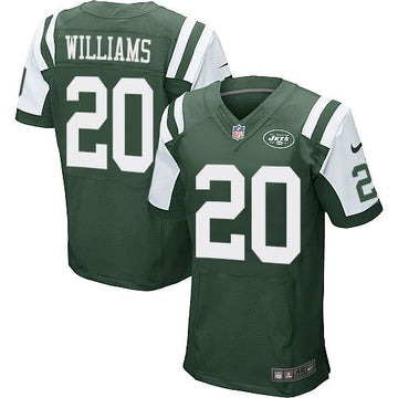Jets #20 Marcus Williams Green Team Color Elite Jersey