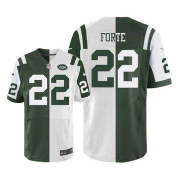 Jets #22 Matt Forte Green-White Elite Split Jersey