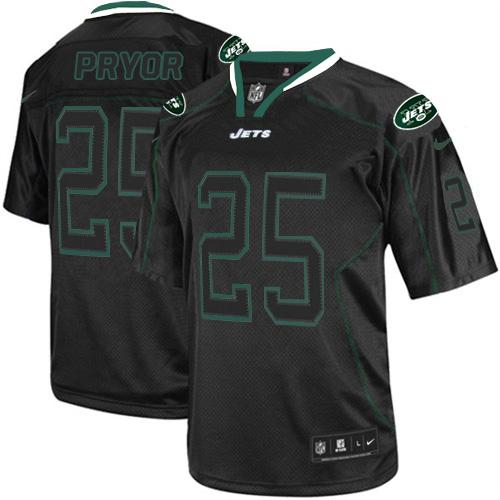 Jets #25 Calvin Pryor Lights Out Black Elite Jersey