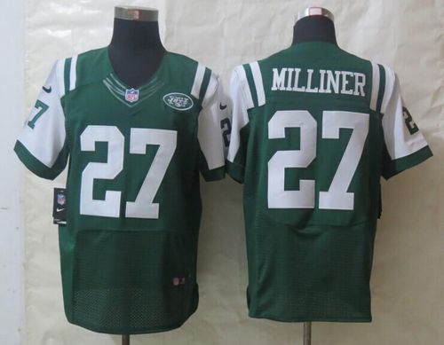 Jets #27 Dee Milliner Green Team Color Elite Jersey