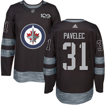 Ondrej Pavelec Winnipeg Jets black jersey