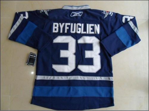 Dustin Byfuglien Winnipeg Jets blue jersey