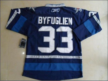 Dustin Byfuglien Winnipeg Jets blue jersey