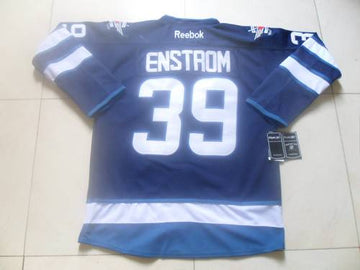 Tobias Enstrom Winnipeg Jets blue jersey