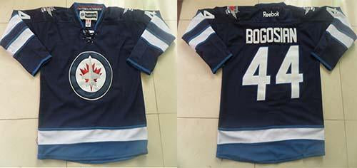 Zach Bogosian Winnipeg Jets blue jersey