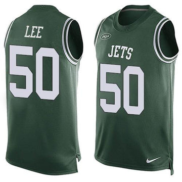 Jets #50 Darron Lee Green Team Color Tank Top Jersey