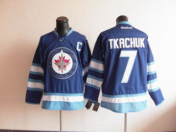 Keith Tkachuk Winnipeg Jets blue jersey