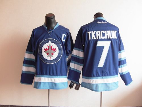 Keith Tkachuk Winnipeg Jets blue jersey