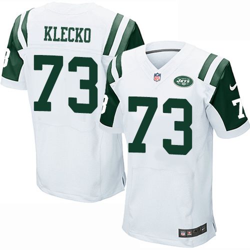 Jets #73 Joe Klecko White Elite Jersey