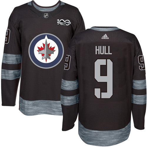 Bobby Hull Winnipeg Jets black jersey