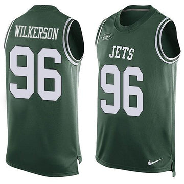 Jets #96 Muhammad Wilkerson Green Team Color Tank Top Jersey