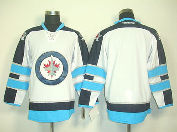 Custom Winnipeg Jets white jersey