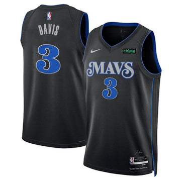 Anthony Davis Dallas Mavericks black City Edition jersey